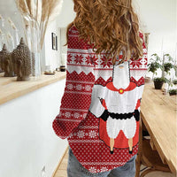 Llama Superhero Christmas Women Casual Shirt Xmas Holiday Patterns - Wonder Print Shop