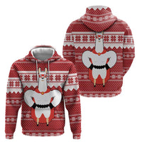 Llama Superhero Christmas Zip Hoodie Xmas Holiday Patterns - Wonder Print Shop