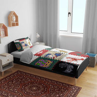 Louisiana Famous Things Christmas Bedding Set Xmas Holiday Patterns - Wonder Print Shop