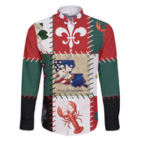 Louisiana Famous Things Christmas Family Matching Mermaid Dress and Hawaiian Shirt Xmas Holiday Patterns - Wonder Print Shop