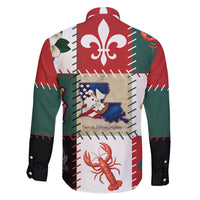 Louisiana Famous Things Christmas Family Matching Mermaid Dress and Hawaiian Shirt Xmas Holiday Patterns - Wonder Print Shop