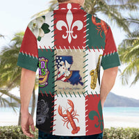 Louisiana Famous Things Christmas Hawaiian Shirt Xmas Holiday Patterns - Wonder Print Shop