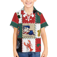 Louisiana Famous Things Christmas Hawaiian Shirt Xmas Holiday Patterns - Wonder Print Shop
