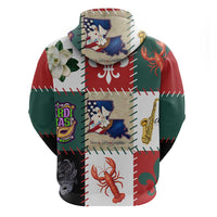Louisiana Famous Things Christmas Hoodie Xmas Holiday Patterns - Wonder Print Shop
