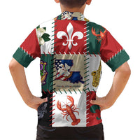 Louisiana Famous Things Christmas Kid Hawaiian Shirt Xmas Holiday Patterns - Wonder Print Shop