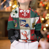 Louisiana Famous Things Christmas Kid Ugly Christmas Sweater Xmas Holiday Patterns - Wonder Print Shop