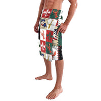 Louisiana Famous Things Christmas Lavalava Xmas Holiday Patterns - Wonder Print Shop