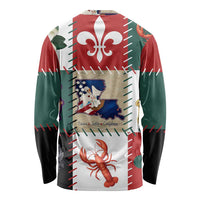 Louisiana Famous Things Christmas Long Sleeve Shirt Xmas Holiday Patterns - Wonder Print Shop
