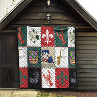 Louisiana Famous Things Christmas Quilt Xmas Holiday Patterns - Wonder Print Shop
