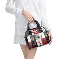Louisiana Famous Things Christmas Shoulder Handbag Xmas Holiday Patterns - Wonder Print Shop