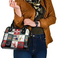 Louisiana Famous Things Christmas Shoulder Handbag Xmas Holiday Patterns - Wonder Print Shop