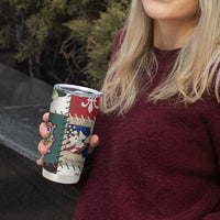 Louisiana Famous Things Christmas Tumbler Cup Xmas Holiday Patterns - Wonder Print Shop