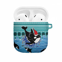 Love Oracle Whale Christmas AirPods Case Xmas Holiday Patterns - Wonder Print Shop