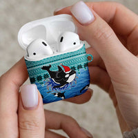 Love Oracle Whale Christmas AirPods Case Xmas Holiday Patterns - Wonder Print Shop