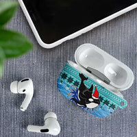 Love Oracle Whale Christmas AirPods Case Xmas Holiday Patterns - Wonder Print Shop