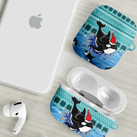 Love Oracle Whale Christmas AirPods Case Xmas Holiday Patterns - Wonder Print Shop