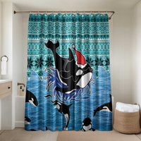 Love Oracle Whale Christmas Bathroom Set Xmas Holiday Patterns - Wonder Print Shop