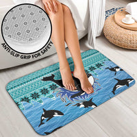 Love Oracle Whale Christmas Bathroom Set Xmas Holiday Patterns - Wonder Print Shop