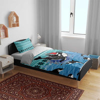 Love Oracle Whale Christmas Bedding Set Xmas Holiday Patterns - Wonder Print Shop