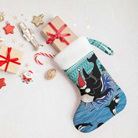 Love Oracle Whale Christmas Stocking Xmas Holiday Patterns - Wonder Print Shop