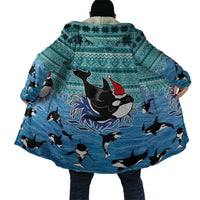 Love Oracle Whale Christmas Cloak Xmas Holiday Patterns - Wonder Print Shop
