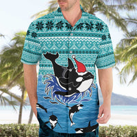 Love Oracle Whale Christmas Hawaiian Shirt Xmas Holiday Patterns - Wonder Print Shop