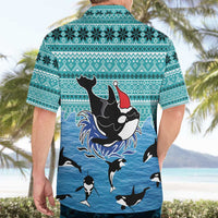 Love Oracle Whale Christmas Hawaiian Shirt Xmas Holiday Patterns - Wonder Print Shop