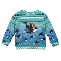 Love Oracle Whale Christmas Kid Ugly Christmas Sweater Xmas Holiday Patterns - Wonder Print Shop