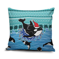 Love Oracle Whale Christmas Pillow Cover Xmas Holiday Patterns - Wonder Print Shop