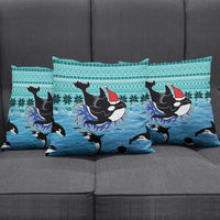 Love Oracle Whale Christmas Pillow Cover Xmas Holiday Patterns - Wonder Print Shop