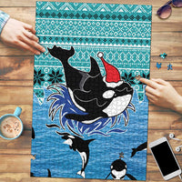 Love Oracle Whale Christmas Puzzle Xmas Holiday Patterns - Wonder Print Shop