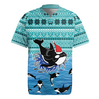 Love Oracle Whale Christmas Rugby Jersey Xmas Holiday Patterns - Wonder Print Shop