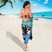 Love Oracle Whale Christmas Sarong Xmas Holiday Patterns - Wonder Print Shop