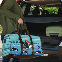 Love Oracle Whale Christmas Travel Bag Xmas Holiday Patterns - Wonder Print Shop