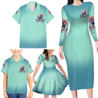 Judge Me When You're Perfect Family Matching Long Sleeve Bodycon Dress and Hawaiian Shirt - Wonder Print Shop