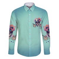 Judge Me When You're Perfect Family Matching Off Shoulder Long Sleeve Dress and Hawaiian Shirt - Wonder Print Shop