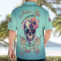 Judge Me When You're Perfect Hawaiian Shirt - Wonder Print Shop