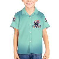 Judge Me When You're Perfect Kid Hawaiian Shirt - Wonder Print Shop