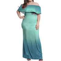 Judge Me When You're Perfect Off Shoulder Maxi Dress - Wonder Print Shop