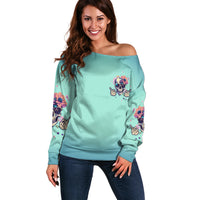 Judge Me When You're Perfect Off Shoulder Sweater - Wonder Print Shop