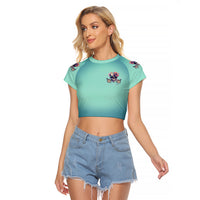 Judge Me When You're Perfect Raglan Cropped T Shirt - Wonder Print Shop