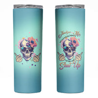 Judge Me When You're Perfect Skinny Tumbler - Wonder Print Shop