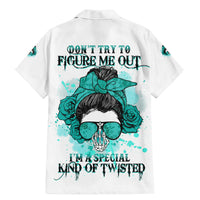 Don't Try To Figure Me Out Messy Bun Family Matching Mermaid Dress and Hawaiian Shirt - Wonder Print Shop