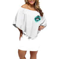 Don't Try To Figure Me Out Messy Bun Family Matching Off Shoulder Short Dress and Hawaiian Shirt - Wonder Print Shop