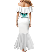 Don't Try To Figure Me Out Messy Bun Mermaid Dress - Wonder Print Shop