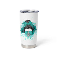 Don't Try To Figure Me Out Messy Bun Tumbler Cup - Wonder Print Shop