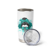 Don't Try To Figure Me Out Messy Bun Tumbler Cup - Wonder Print Shop