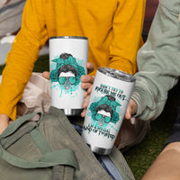 Don't Try To Figure Me Out Messy Bun Tumbler Cup - Wonder Print Shop