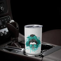 Don't Try To Figure Me Out Messy Bun Tumbler Cup - Wonder Print Shop