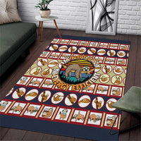 Sloth I'm Not Lazy I'm Energy Efficient Christmas Area Rug Xmas Holiday Patterns - Wonder Print Shop